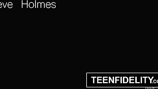 TeenFidelity Lexi Lore creampied by Steve Holmes' huge cock. Insane action! 😱