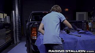 hunk construction workers fucking after work