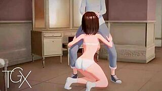 Futanari Girl's Anal Sex Games