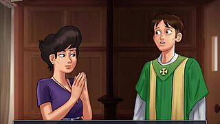 i'm playing summertime saga 219, it's so erotik... wait, cartun?