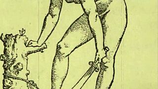 Look at this vintage erotic illustration, it's so provocative!