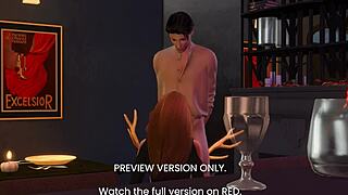 Scandalous Naughty 3D Cartoon Hentai Dinner Date Preview