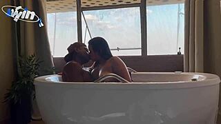 Friend's wife says, 'Come have sex with me in the bathtub'