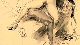Vintage erotic drawings bring back steamy old-school vibes! 🖼️