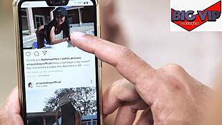 Woman traveled, i called friend for a show at home with victoria dias