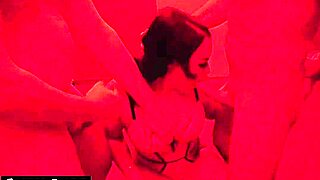 Geiler Dreier mit Prostituierte im Puff für Heißen Sex