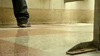 two guys having wild gay sex in the toilet, it's intense and raw