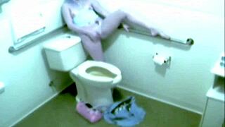 I masturbate in the bath, spying on me