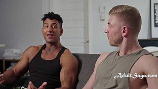 buff friends learn to jerk off in front of each other - kenzo alvarez matthew ellis