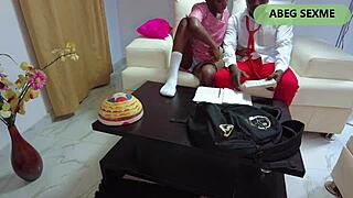 Ebony Black African Student Seduce Step Brother And Received The Big Black Dick Orgasm?