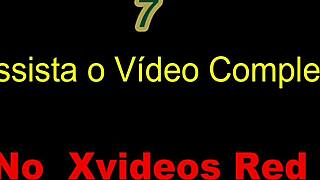 Nicole Dantas invited me for Christmas anal in sheer lingerie