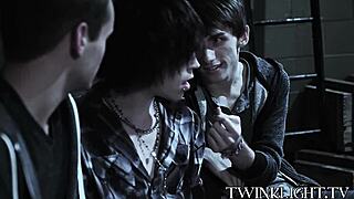 i watch these young gays kiss before they get pounded hard in the ass