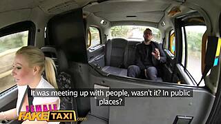 Fake Taxi Reporter Gets Intense Deepthroat Blowjob and Cumshot