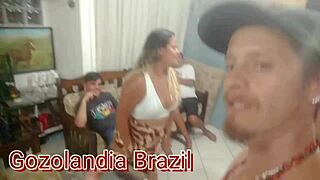 Swing Couple's Wild Night At Home