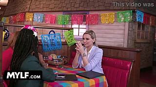 Reverse gangbang concept with Kenzie Taylor and Sophia Locke.