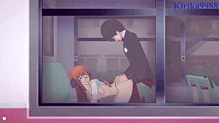 Futaba, Ann, and Ren in intense sex