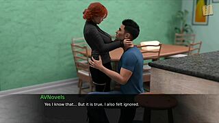 MILF Bent Over Riding Monster Cock in 3D!