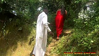 i couldn't resist temptation as priest and she enjoyed my big black monster in african forest