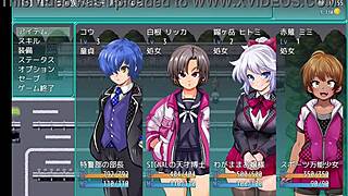 asian cosplay schoolgirl anime hentai game with costumes and police roleplay