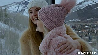slayed snow bunnies mia and alex can't get enough.