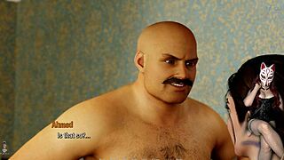 Damn! Rough doggystyle on desk in tales from deep eve ep 4!