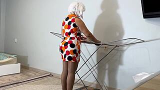 An Old Housewife Is Always Willing To Stretch Her Ass On A Bigger Dick