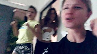 crazy blonde teen on a mexican holiday adventure