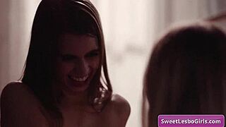 Sexy Teen 18+ Lesbians Alison Rey and Kate Kennedy Scissor Hardcore