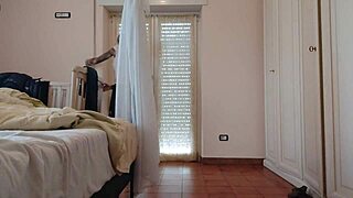 Sweaty and satisfied, my gym session in leggings got me all worked up.