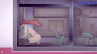 Futaba, Ann, and Ren in intense sex