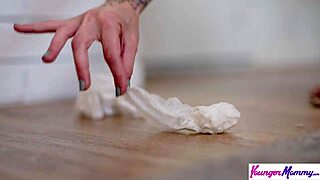 Stepmom Kendra Cole catches stepson with vacuum on his dick in wild scene