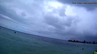 crazy blonde teen on a mexican holiday adventure