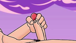 Hunky gay cartoon characters indulge in cum-filled dreams with intense anime hentai scenes