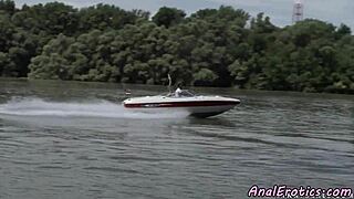 Buttfucked Eurobabe Rides Cock Outdoors in Glamour Passion