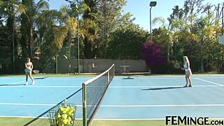 Feminge 4k - the 18 year old step sister enjoys getting her pussy licked