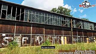 I picked up a young gothic satanist for outdoor sex without condom