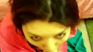 brunette gives pov blowjob in this video, it's so hot 😘