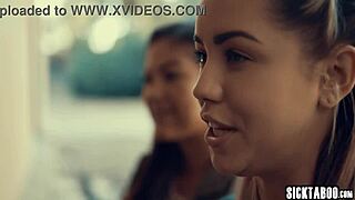 Big Booty Latina Alina Lopez and Asian Teen Kendra Spade in Steamy Lesbian Action