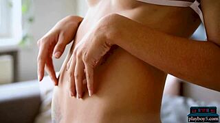 petite latina milf from venezuela toni maria performs solo striptease for playboy