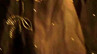 indian brunette seduces with erotic dance and striptease