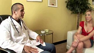 Samantha Sin, unfaithful slut with sexy tattoos and gold hair, awaits penetration