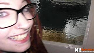 Petite 18+ jezzi cat gives homemade blowjob and rides for cum