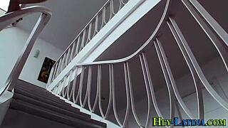 Real busty blonde latina plumper with big tits gets fucked hard by big cock in hardcore scene