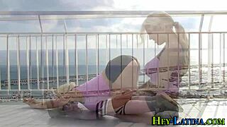 Real busty blonde latina plumper with big tits gets fucked hard by big cock in hardcore scene