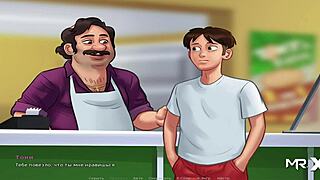 In Summertime Saga E1 46, The Teen Needs To Make More Money Through Sex