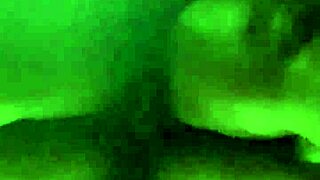 this teen takes on a huge bbc in a sloppy blowjob session