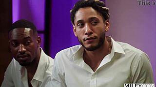 milfy brandi love gets spit roasted by two monster bbcs