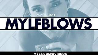 nataly gold gives stepson rimjob as unique birthday surprise. steamy action unfolds with big tits.