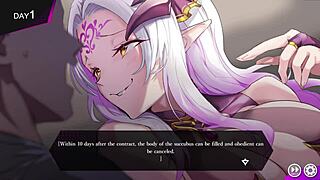 I meet Succubus Aria in a passionate encounter