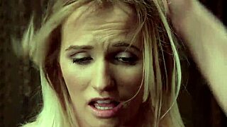 clamped blonde slave made ride sybian machine